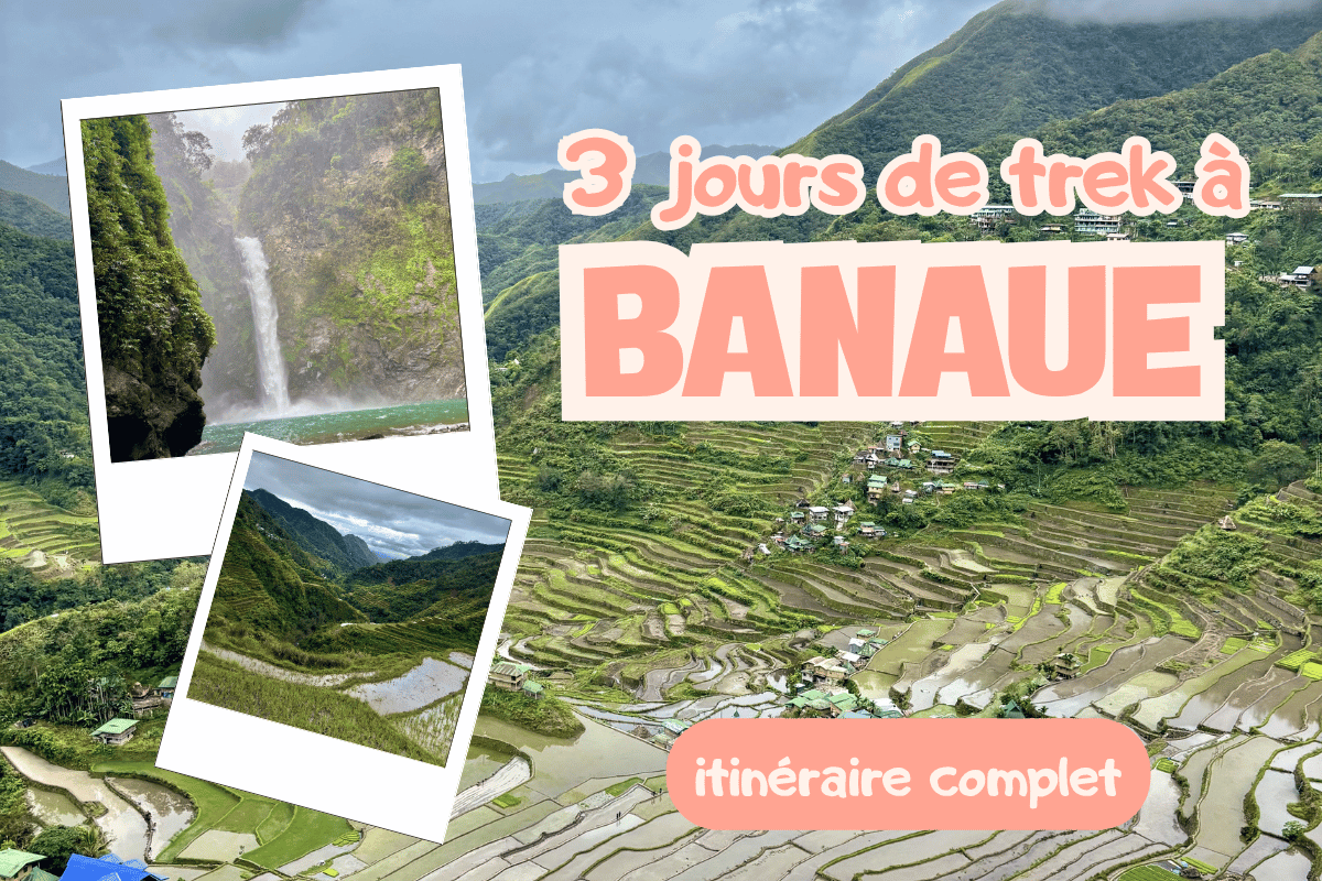 Couverture - itinéraire 3 jours trek Banaue - Philippines