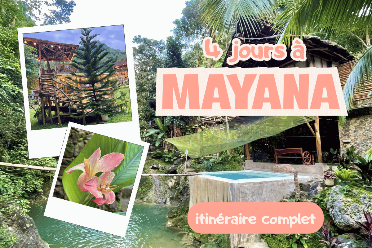 Couverture - itinéraire 4 jours Mayana - Philippines